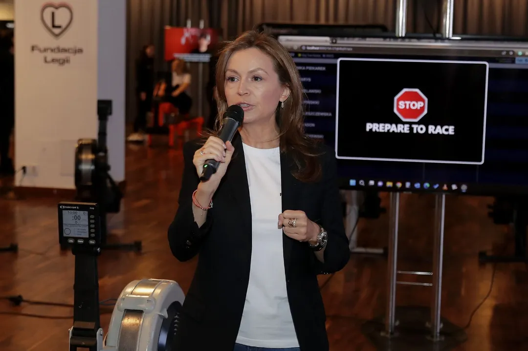 Anna Mioduska na 10-lecie Fundacji Legii