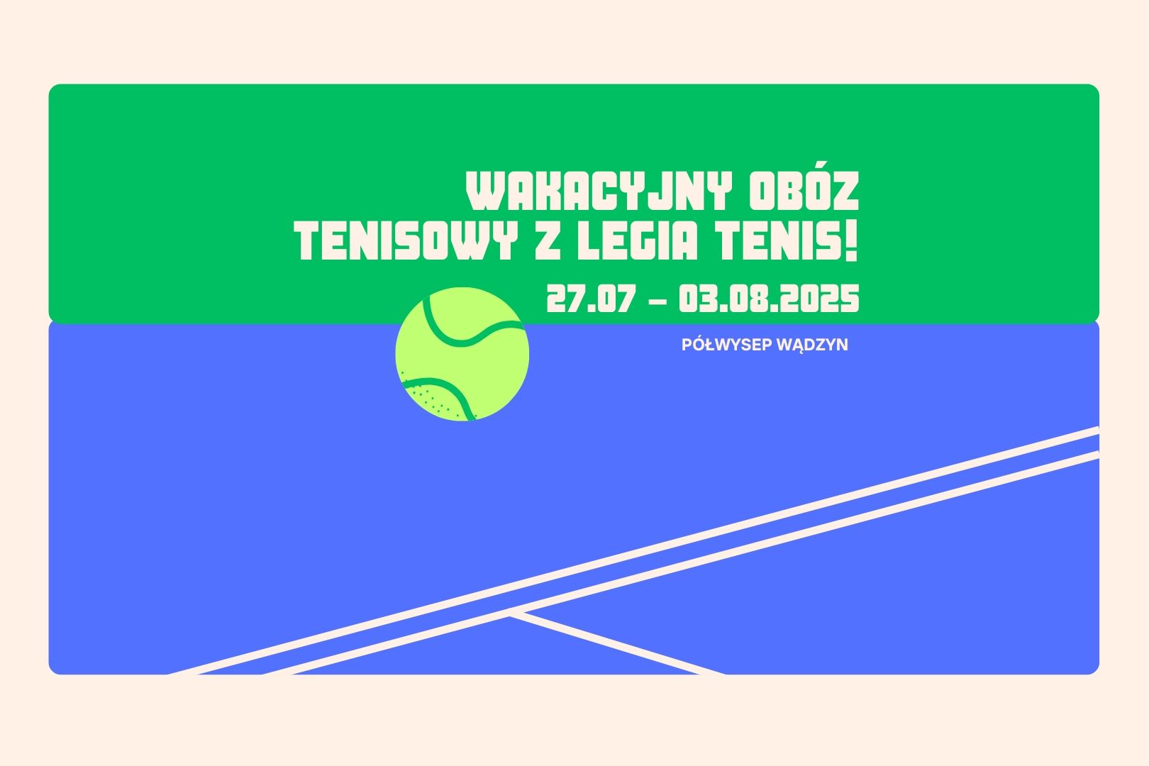Wakacyjny obóz z Legia Tenis
