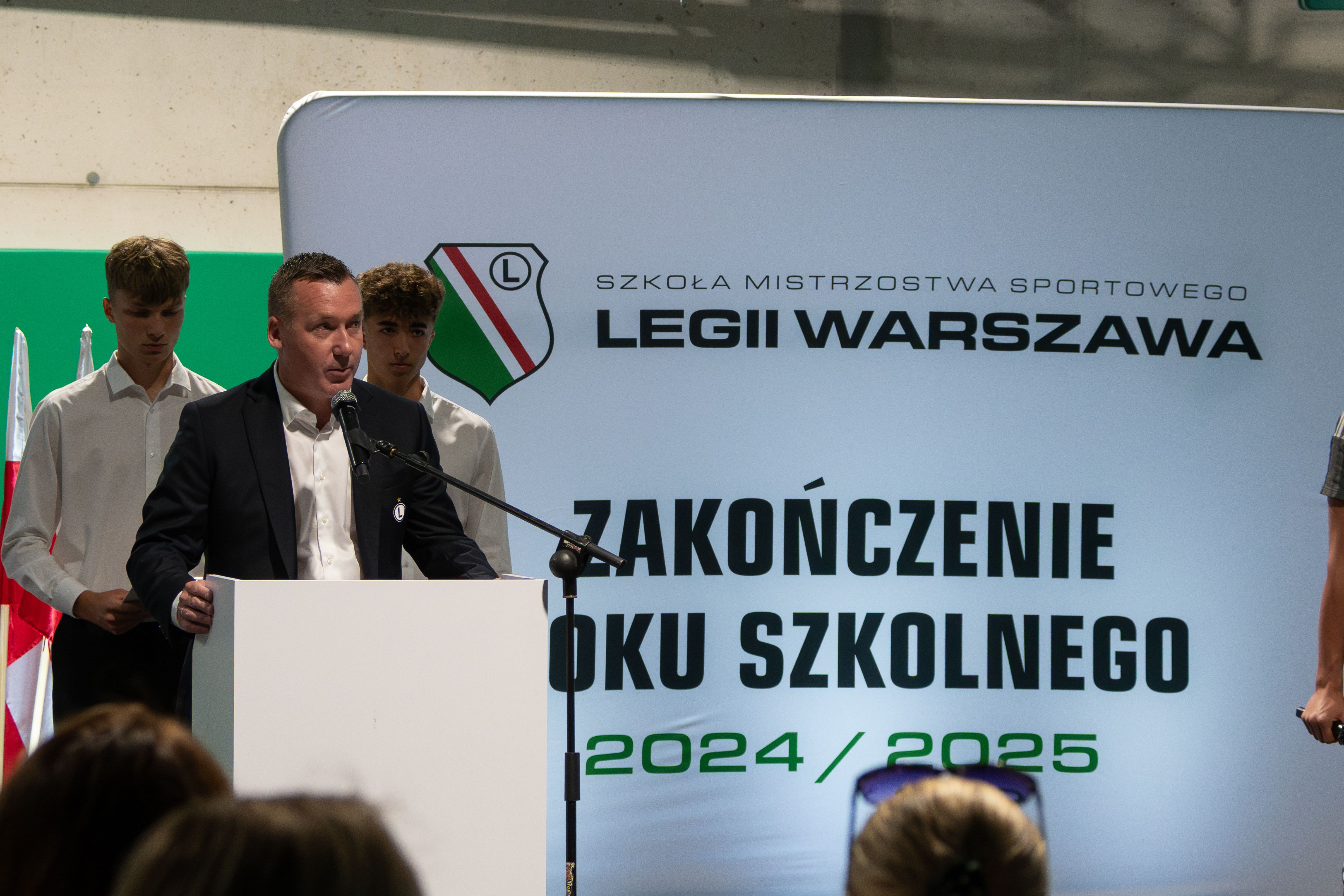 Uroczystość z okazji zakończenia roku szkolnego w LO SMS Legii
