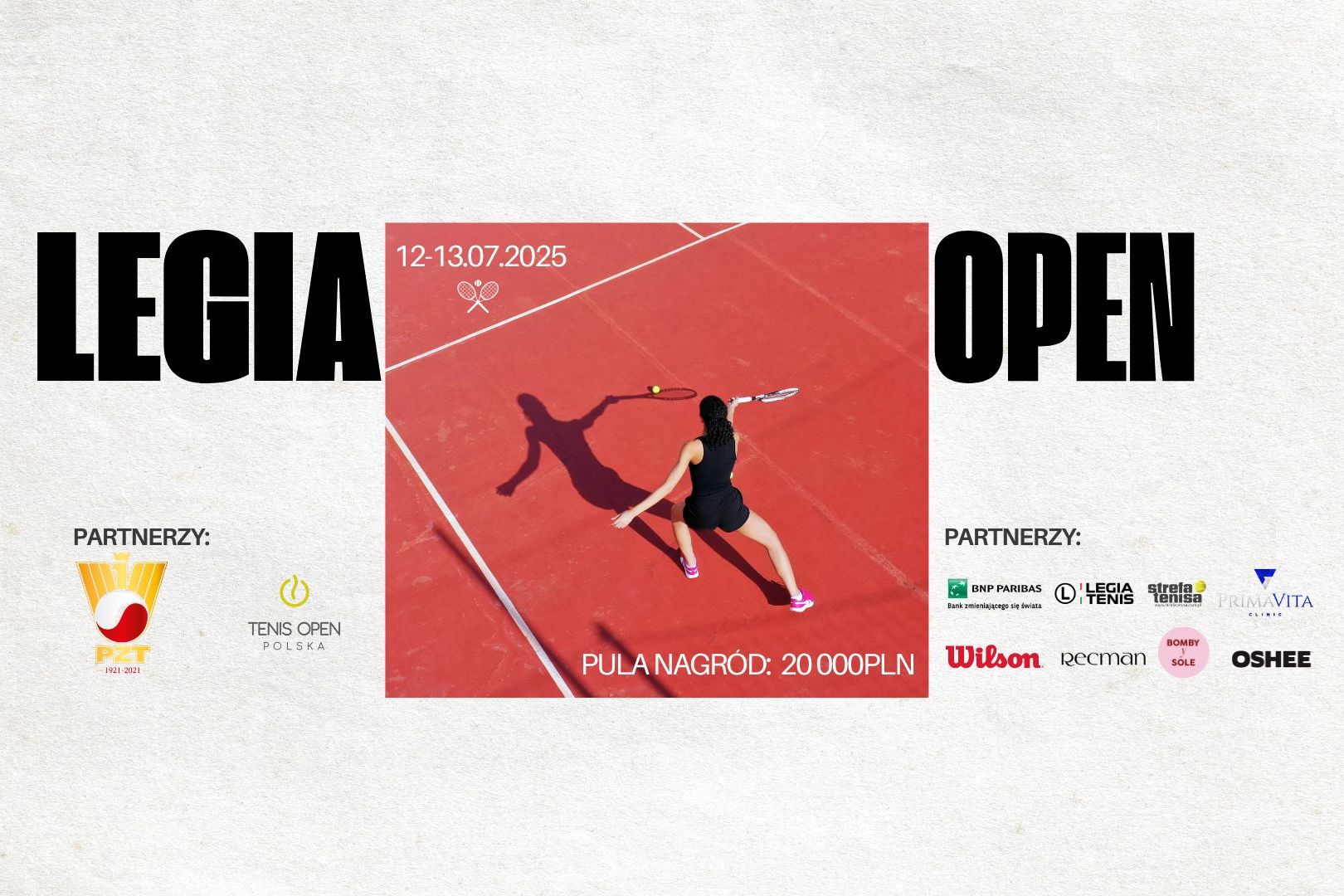 Legia Open 2025 – turniej TOP PZT już w lipcu na kortach Legii