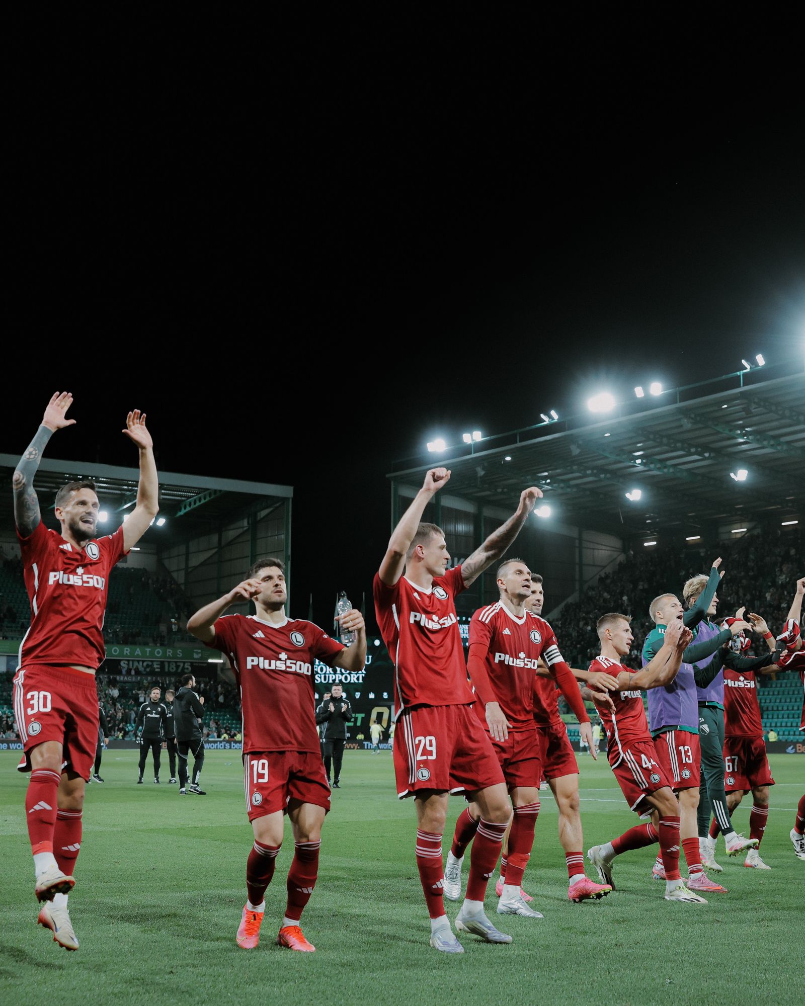 Galeria z meczu Hibernian F.C. - Legia Warszawa autorstwa Mateusza Kostrzewy
