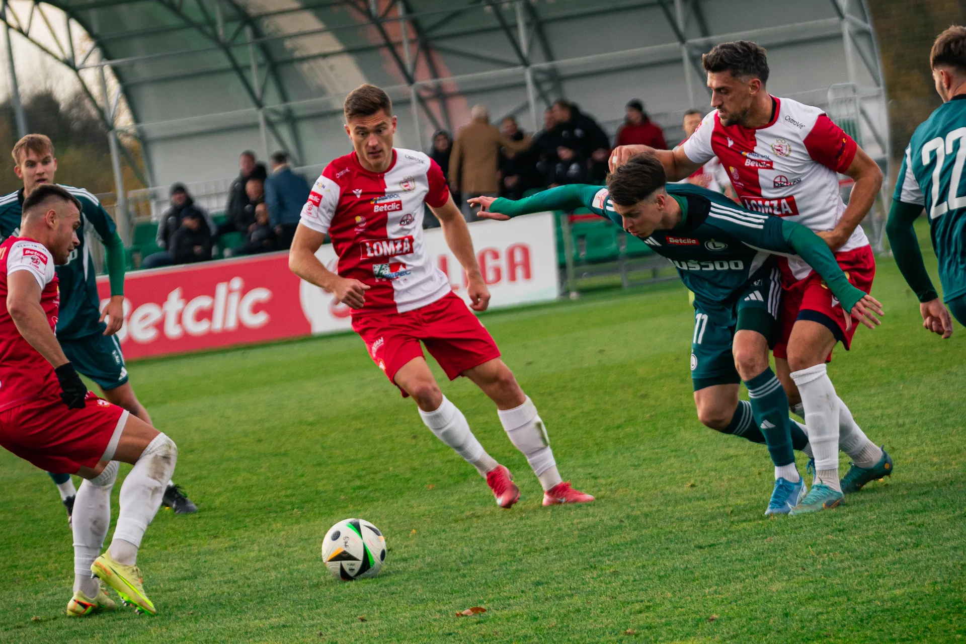 Przerwana passa i samodzielny lider. Legia II Warszawa - ŁKS Łomża 0:0