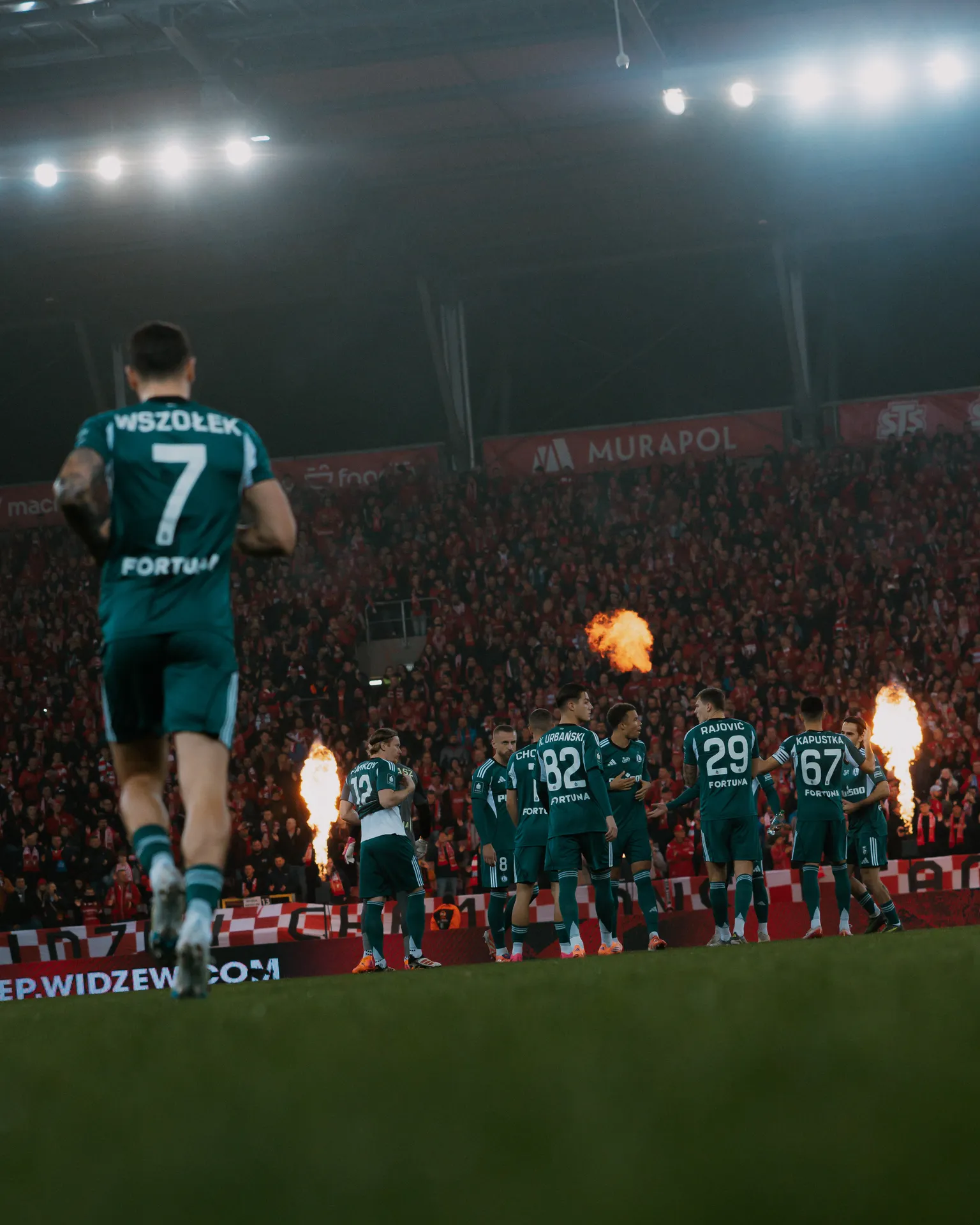 Galeria z meczu Widzew Łódź - Legia Warszawa autorstwa Mateusza Kostrzewy