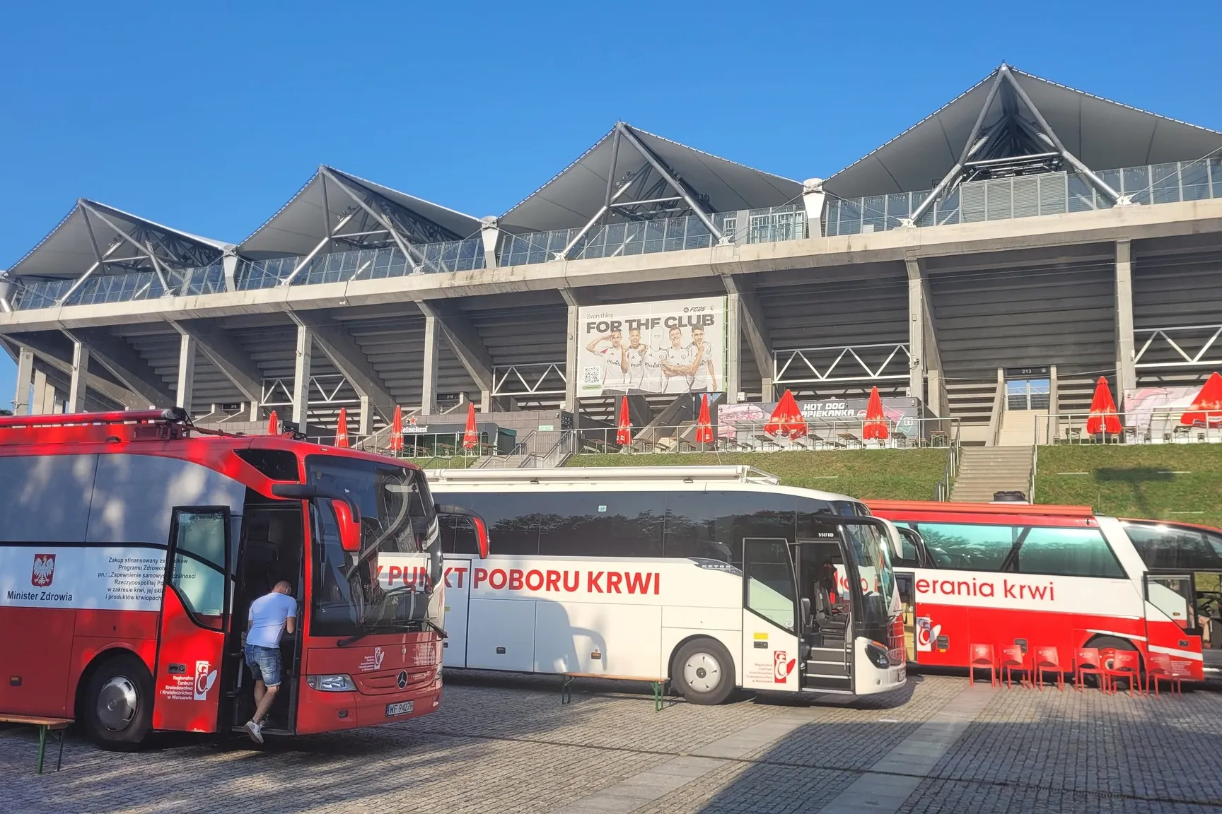 15 listopada zbiórka krwi na Stadionie Legii Warszawa