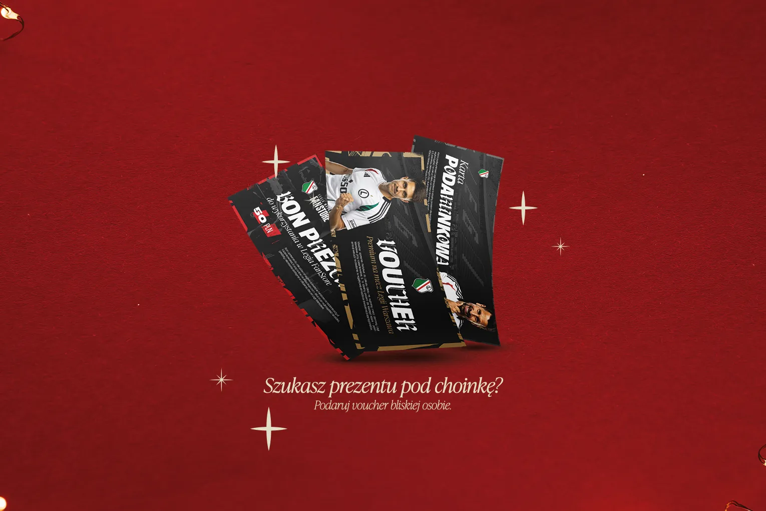 Szukasz pomysłu na prezent? Wybierz voucher Legii!