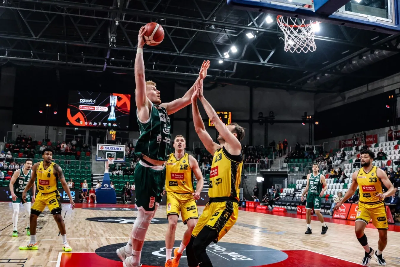 Koszykówka: Trefl - Legia 83:80 w 1/4 finału Pucharu Polski