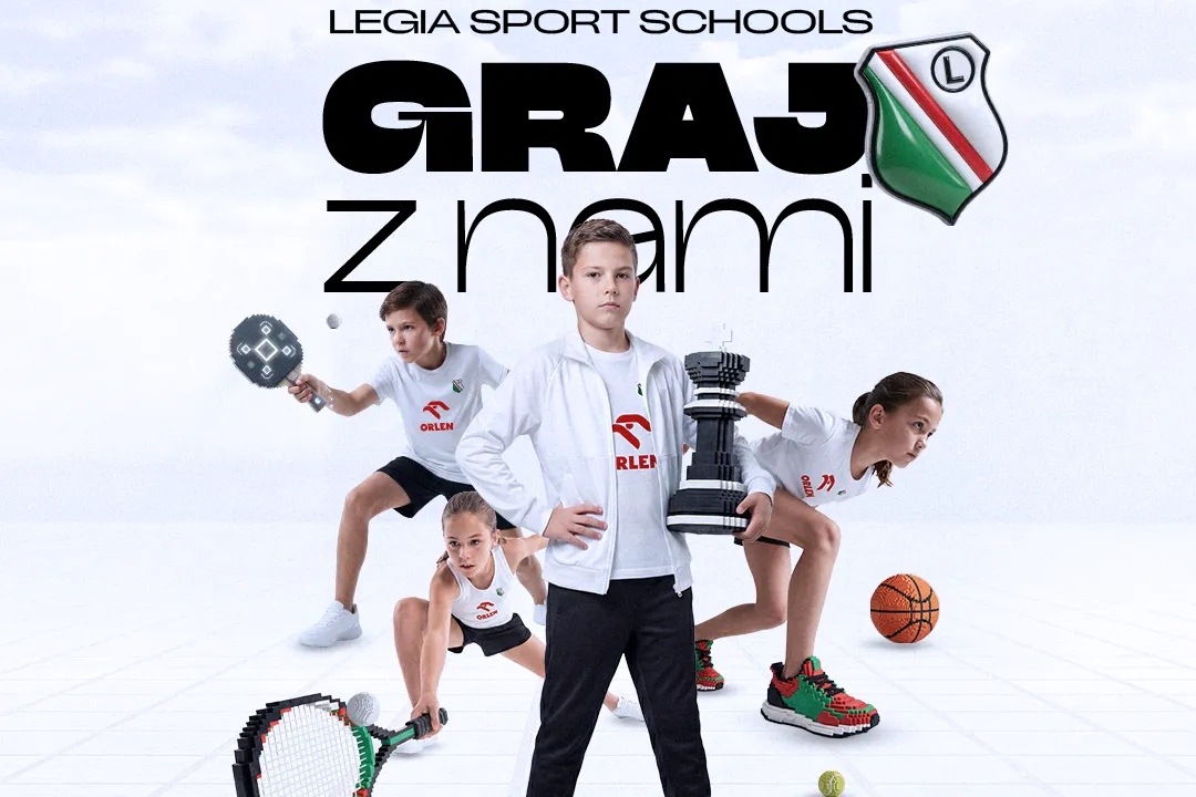 Wiosenne zapisy do sekcji Legia Sport Schools ruszyły! Wybierz swój sport i graj z nami!