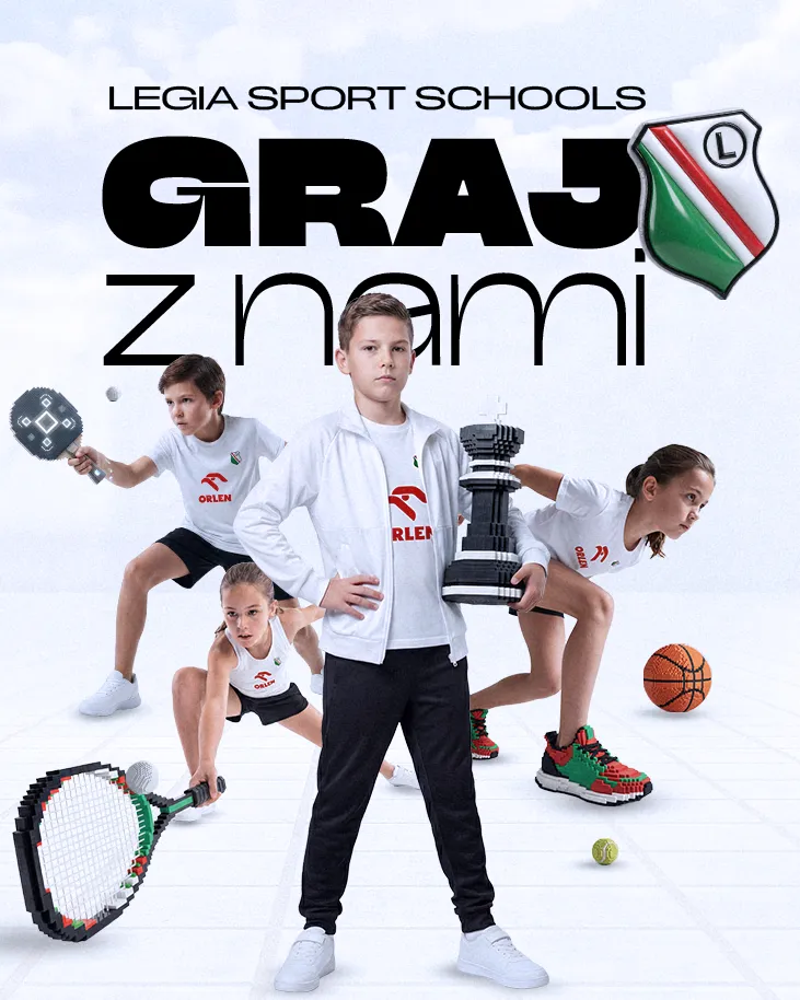 Wiosenne zapisy do sekcji Legia Sport Schools ruszyły! Wybierz swój sport i graj z nami!