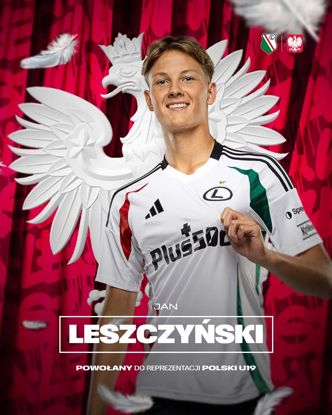 Reprezentacja: Jan Leszczyński w kadrze reprezentacji Polski U19