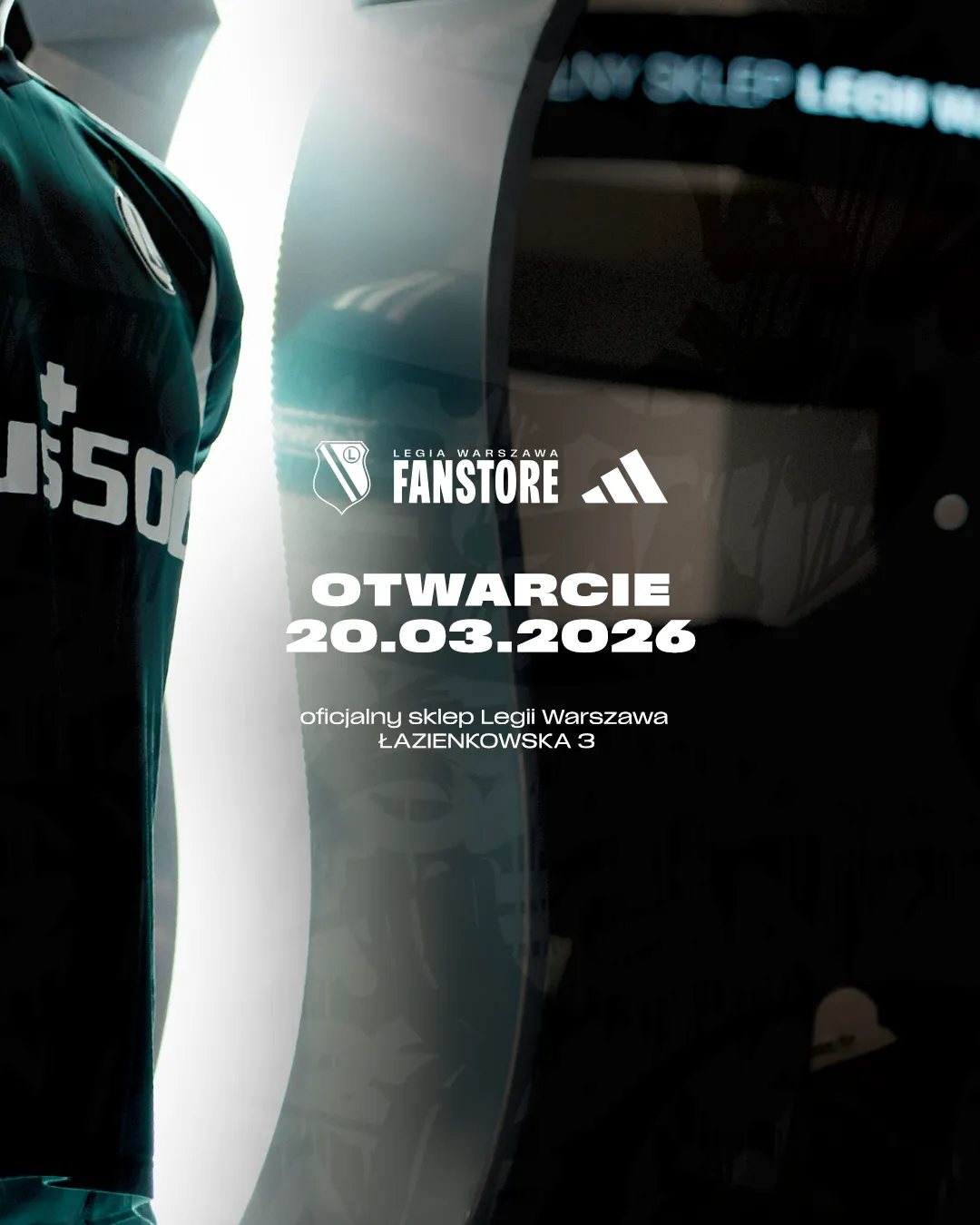 W piątek otwieramy nowy Legia FanStore - zapraszamy na spotkanie z zawodnikami 