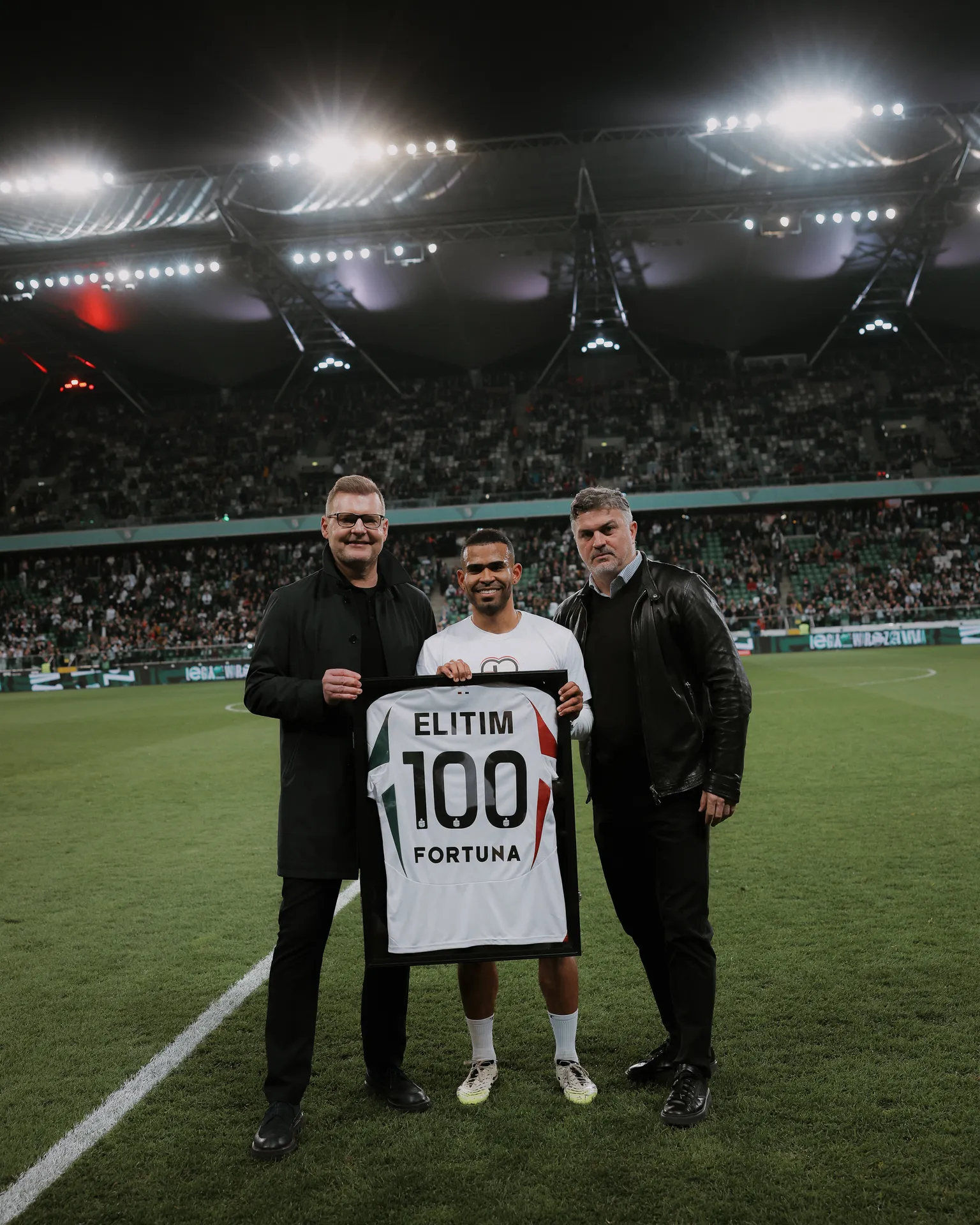 100. mecz Juergena Elitima w Legii