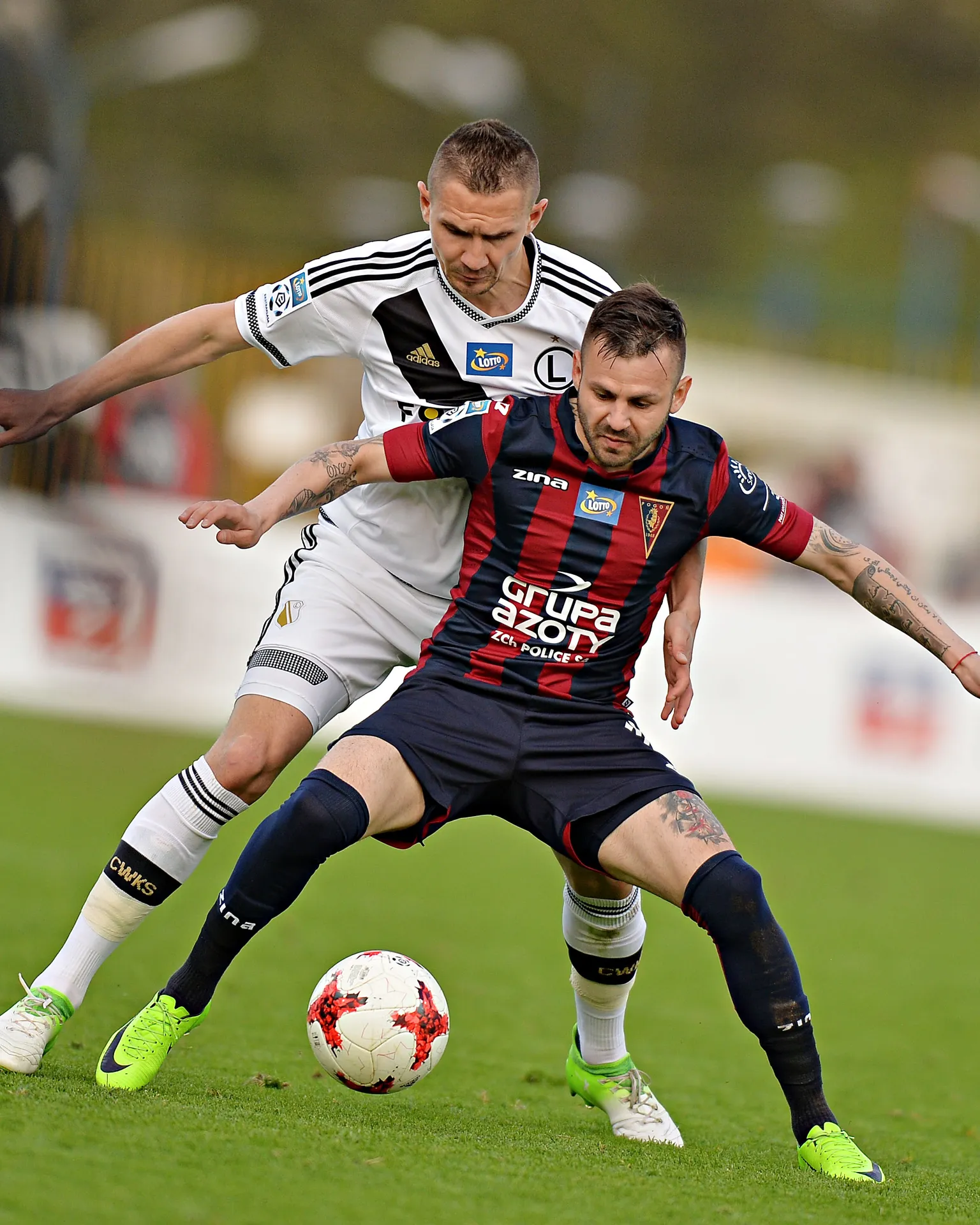 PKO Bank Polski Ekstraklasa: Pogoń Szczecin - Legia Warszawa na zdjęciach. 125 meczów, 360 goli i 67 lat rywalizacji