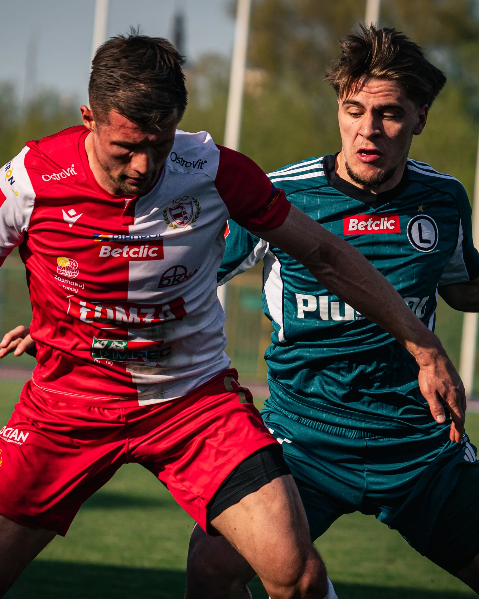 Galeria z meczu ŁKS Łomża - Legia II Warszawa autorstwa Anny Socha