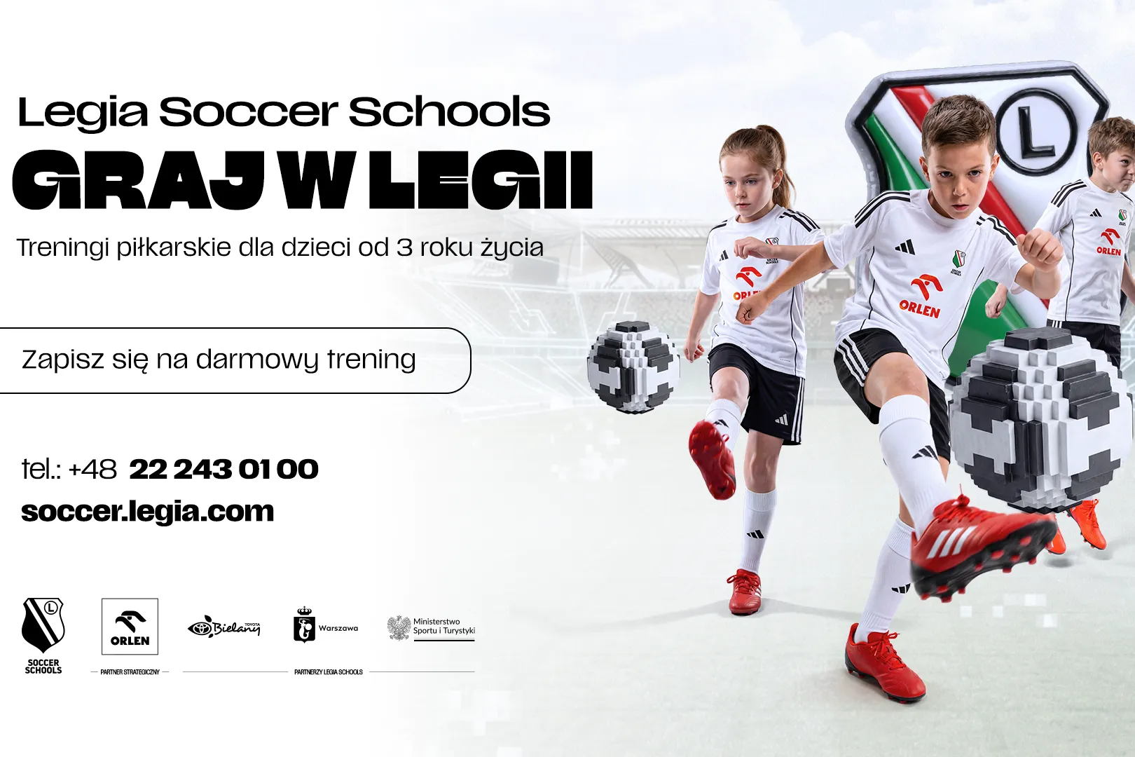 Wiosenny nabór do Legia Soccer Schools – czas zacząć piłkarską przygodę!