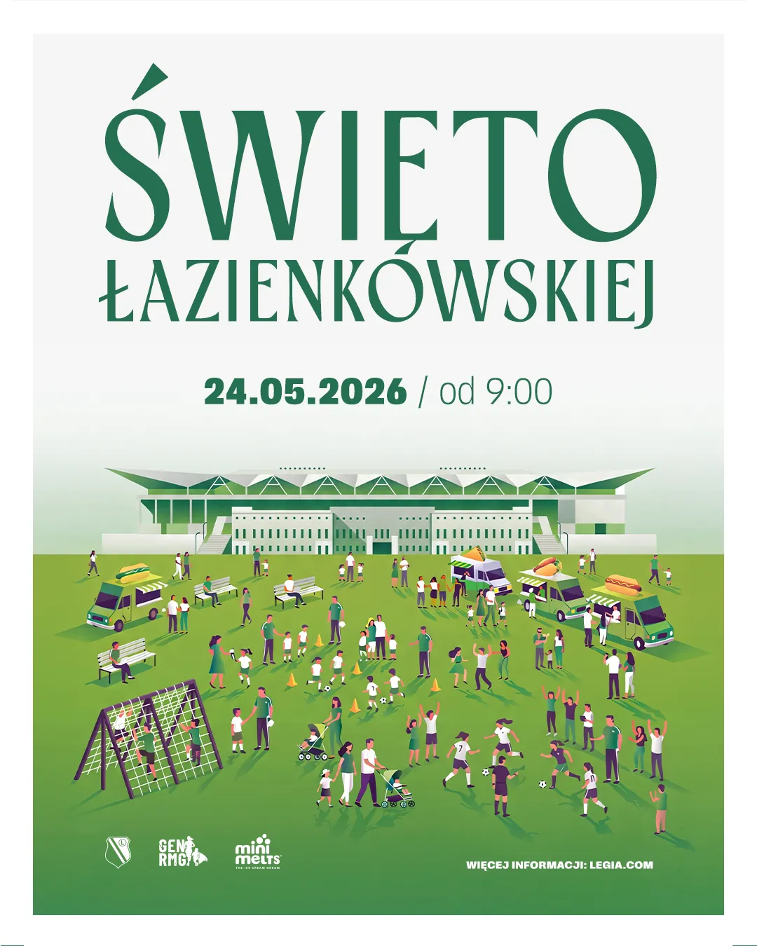 Święto Łazienkowskiej 2026 - sportowy festiwal dla całej rodziny! 