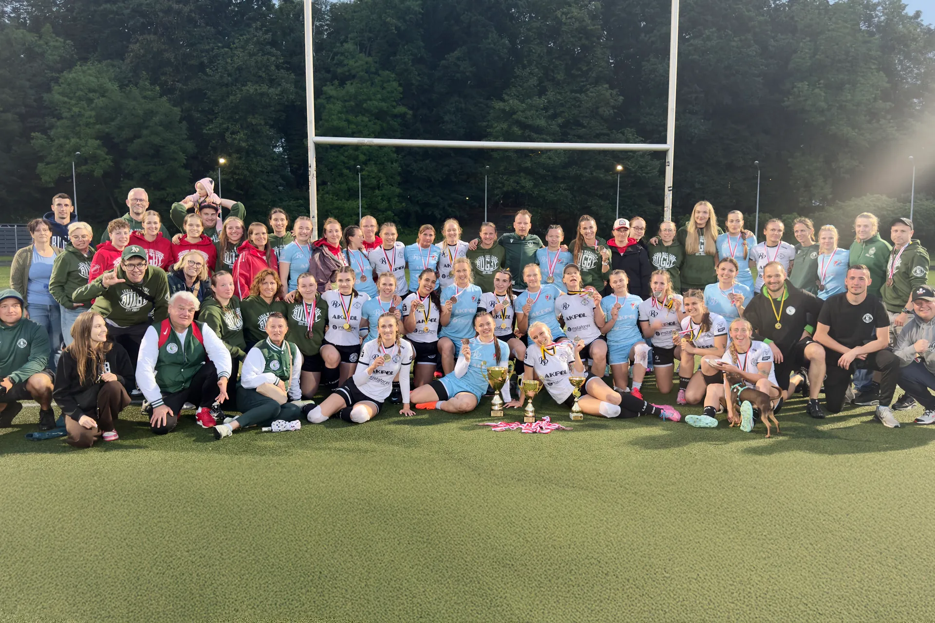 Rugby: Legia Warszawa po raz pierwszy w historii Mistrzyniami Polski Kobiet w Rugby 7!