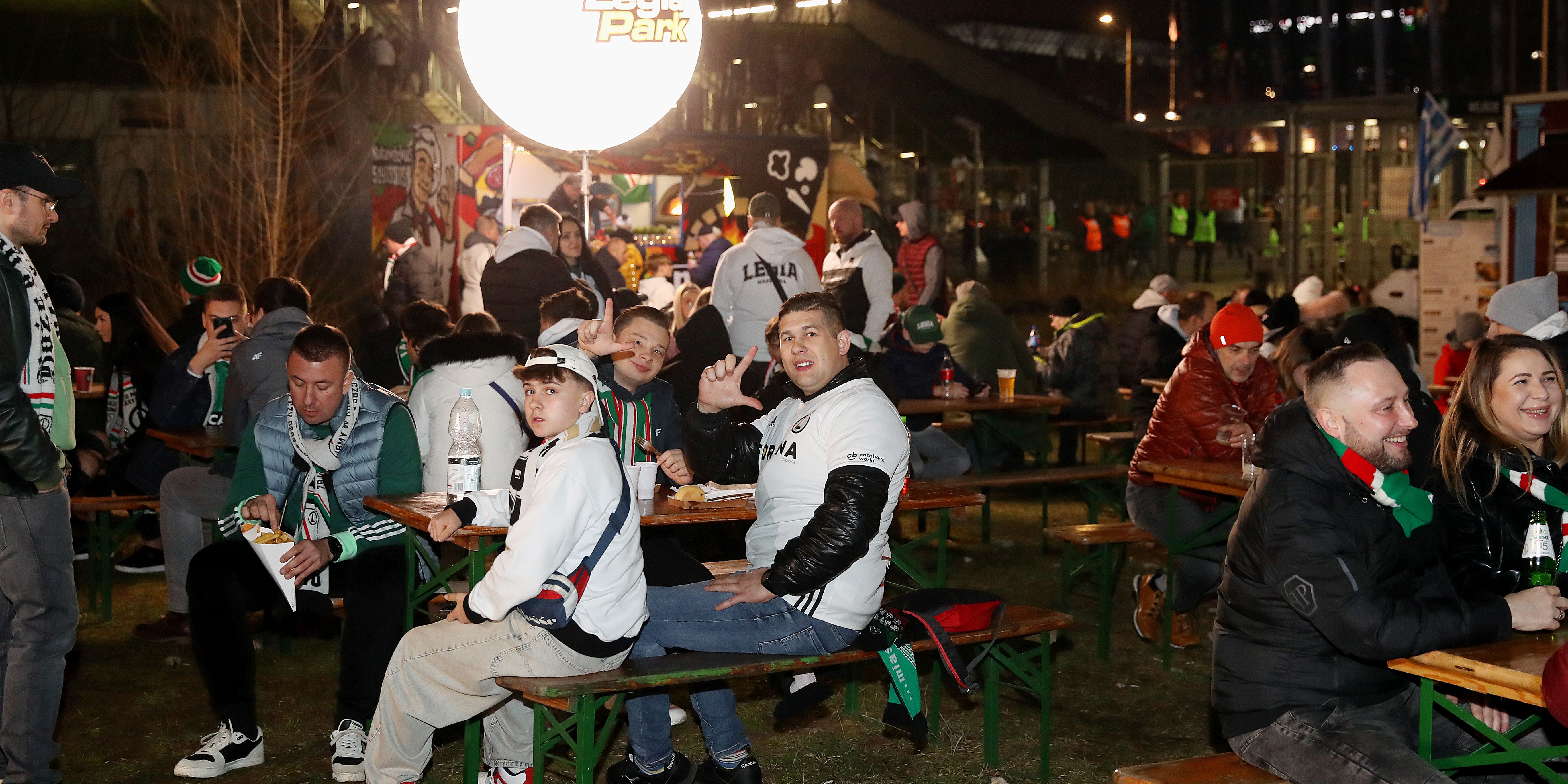 Legia Park przed meczem z Jagiellonią Białystok 