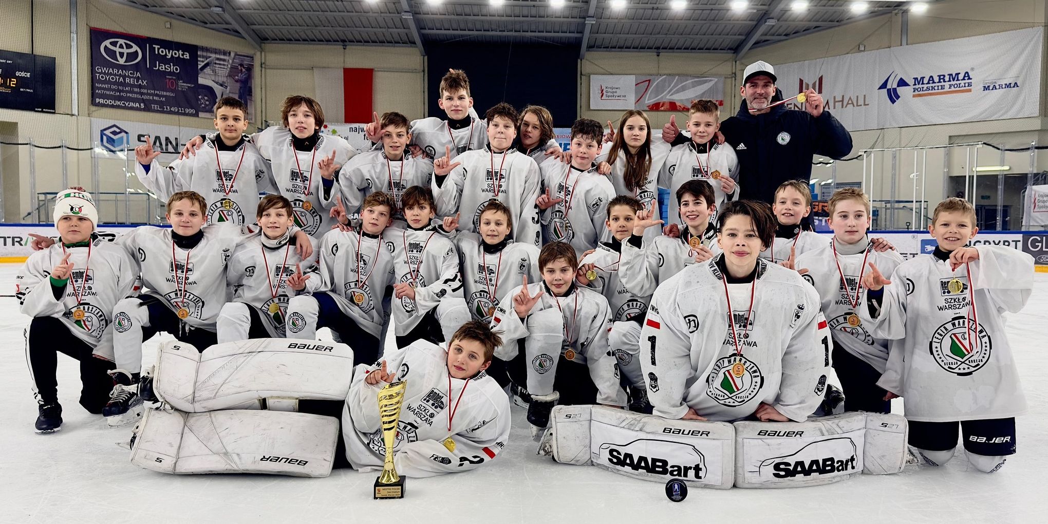 Hokeiści Legii Warszawa U14 mistrzami Polski!