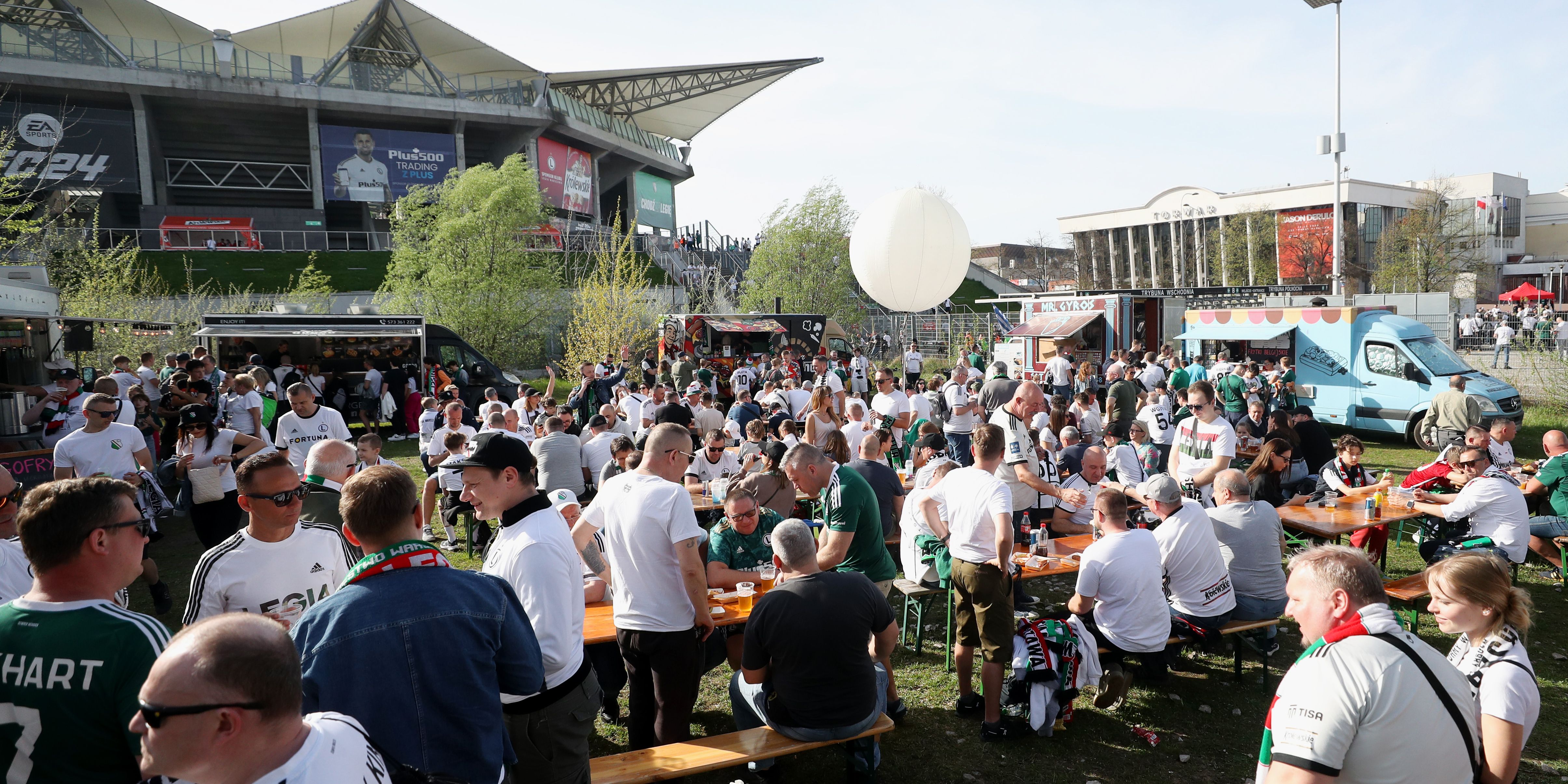 Legia Park przed meczem ze Śląskiem Wrocław