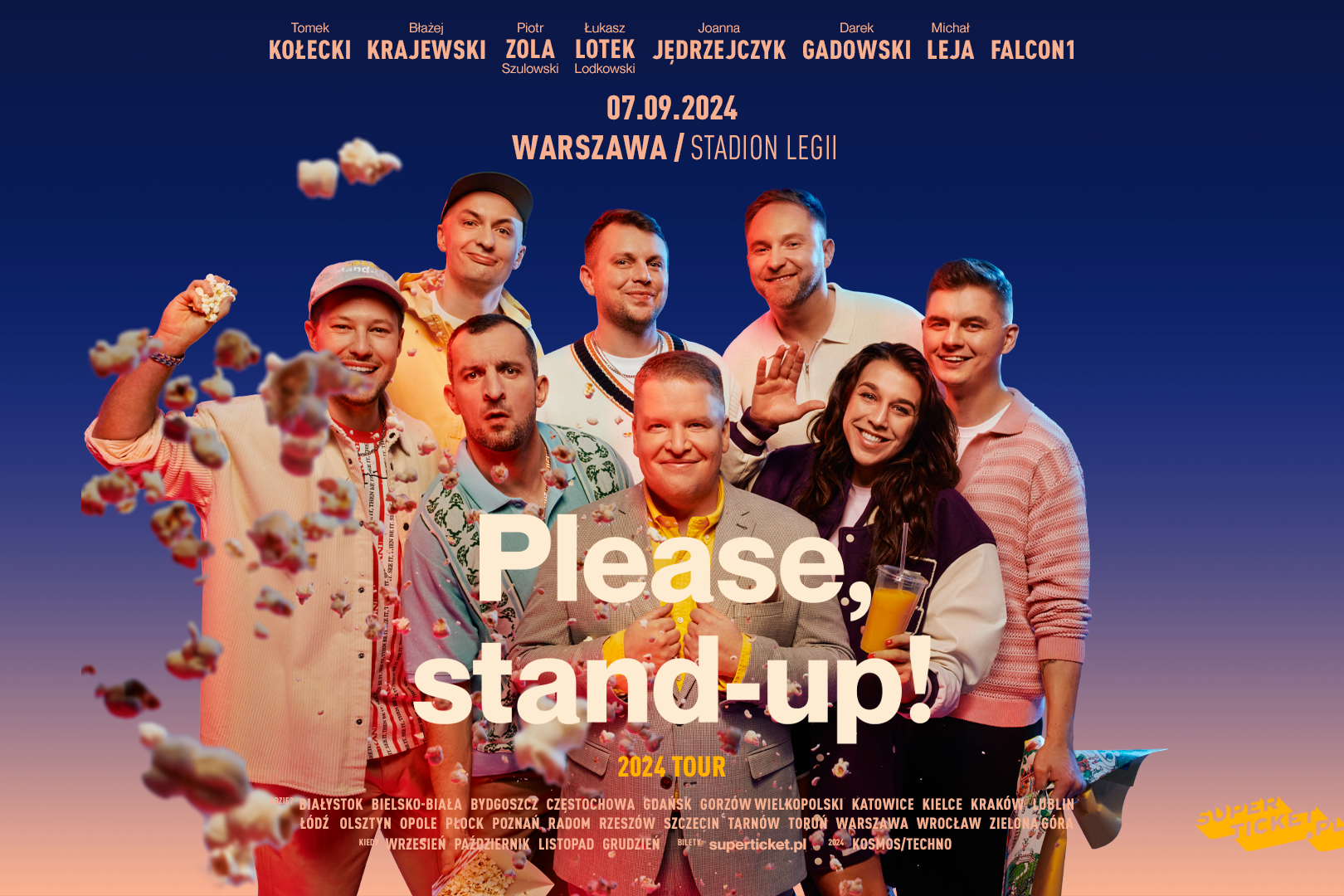 Please, stand-up 2024 na stadionie Legii Warszawa!