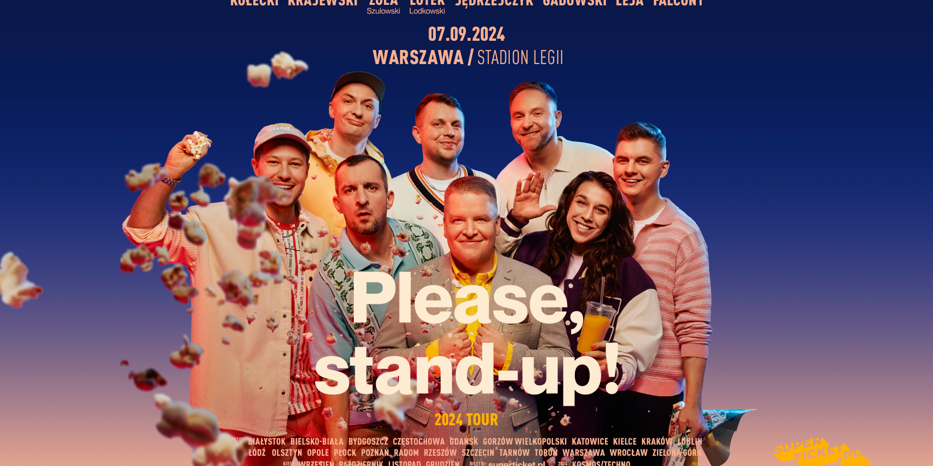 Please, stand-up 2024 na stadionie Legii Warszawa!