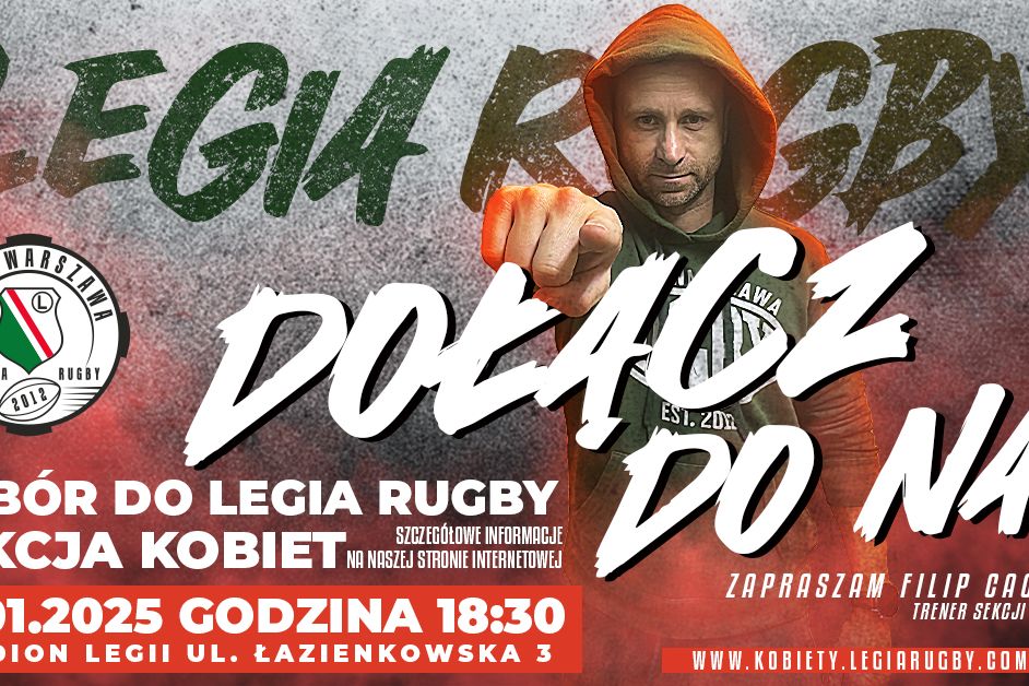 Nabór do drużyny Legia Rugby Kobiet 