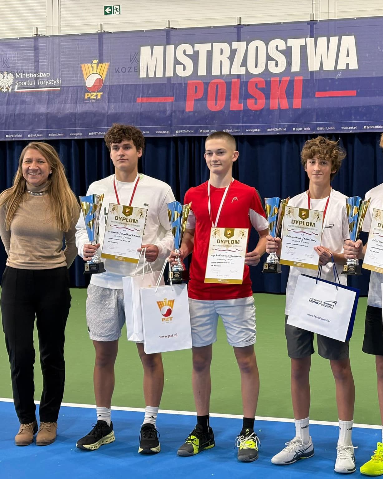 Jan Urbański ze złotem w Halowych Mistrzostwach Polski U16