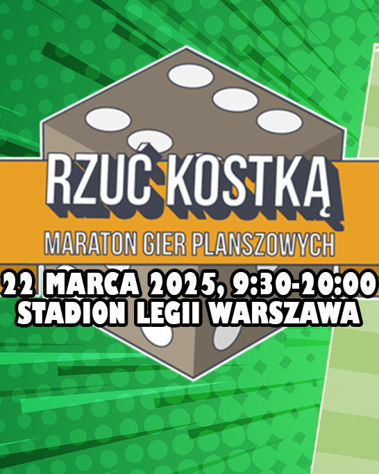 Rzuć kostką - maraton gier planszowych na stadionie Legii